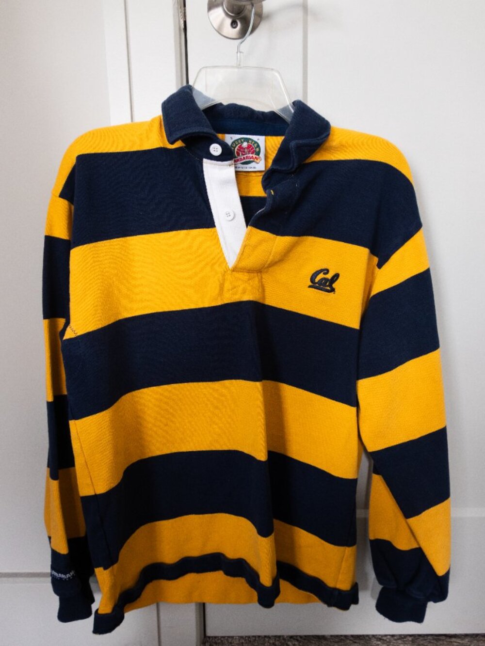 Vintage UC Berkeley Cal Rugby Shirt, Size Small